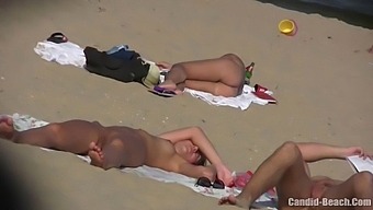 Amateur Lovers Bare It All At A Naturist Shore In Hidden Camera Hd Footage