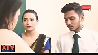 Indian Village Teacher And New Student'S Intimate Encounter