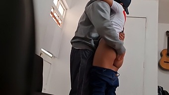 Hidden Camera Captures Colombian Step Cousin Yoselin In Steamy Action