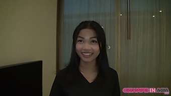 Young Thai Girl Gets A Messy Cumshot