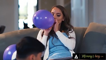 Stepmom'S Double Delight: Voyeur Stepson And Friend Fulfill Their Desires With Busty Milf