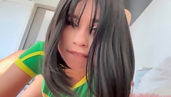 My Brunette Stepsister Asks Me To Cum In Her Mouth