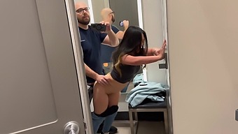 Quick And Dirty Affair With Asian Cutie In Target Dressing Room