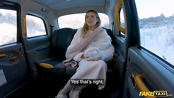 Beautiful Lingerie Model Gets A Quick And Rough Fuck In A Fake Taxi Car.